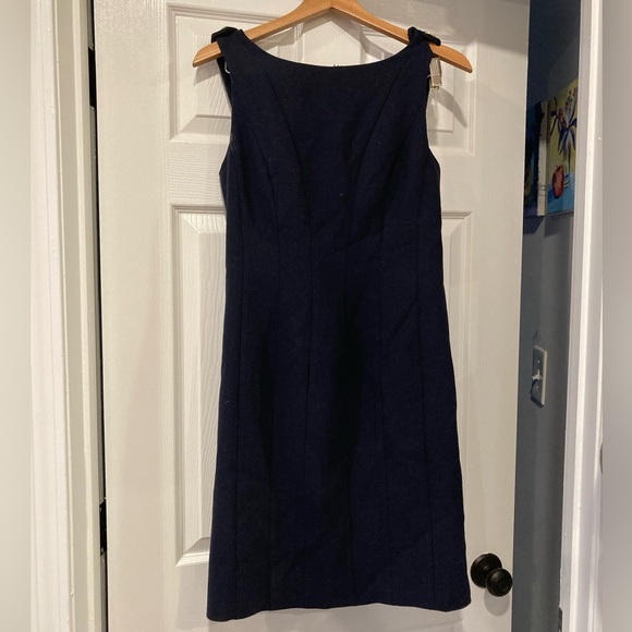 Tory Burch Navy Shift Dress 4 - Picture 1 of 4